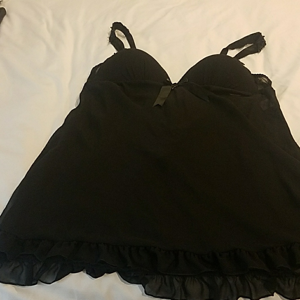 Sexy black lingerie